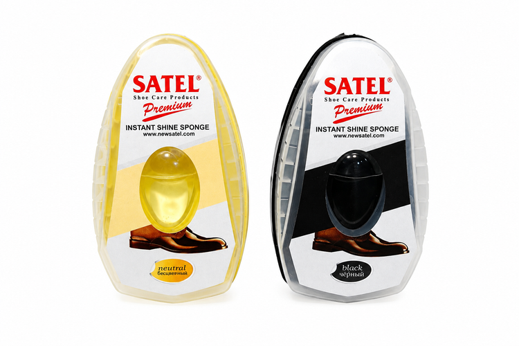 واکس اسفنجی براقکننده فوری کیف و کفش SATEL