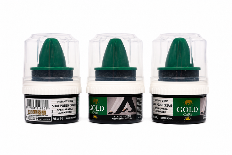 واکس خارجی کیف و کفش Gold Care رنگ مشکی